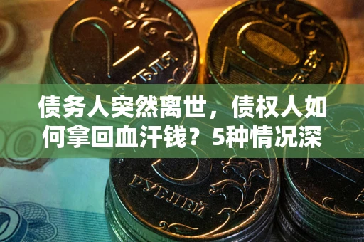 济南债务人突然离世，债权人如何拿回血汗钱？5种情况深度解析