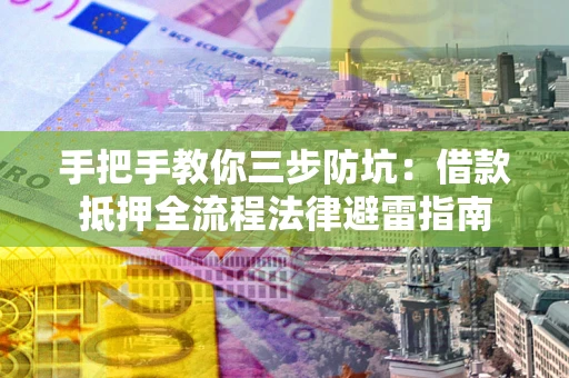 济南手把手教你三步防坑：借款抵押全流程法律避雷指南