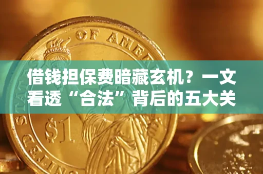 济南借钱担保费暗藏玄机？一文看透“合法”背后的五大关键陷阱